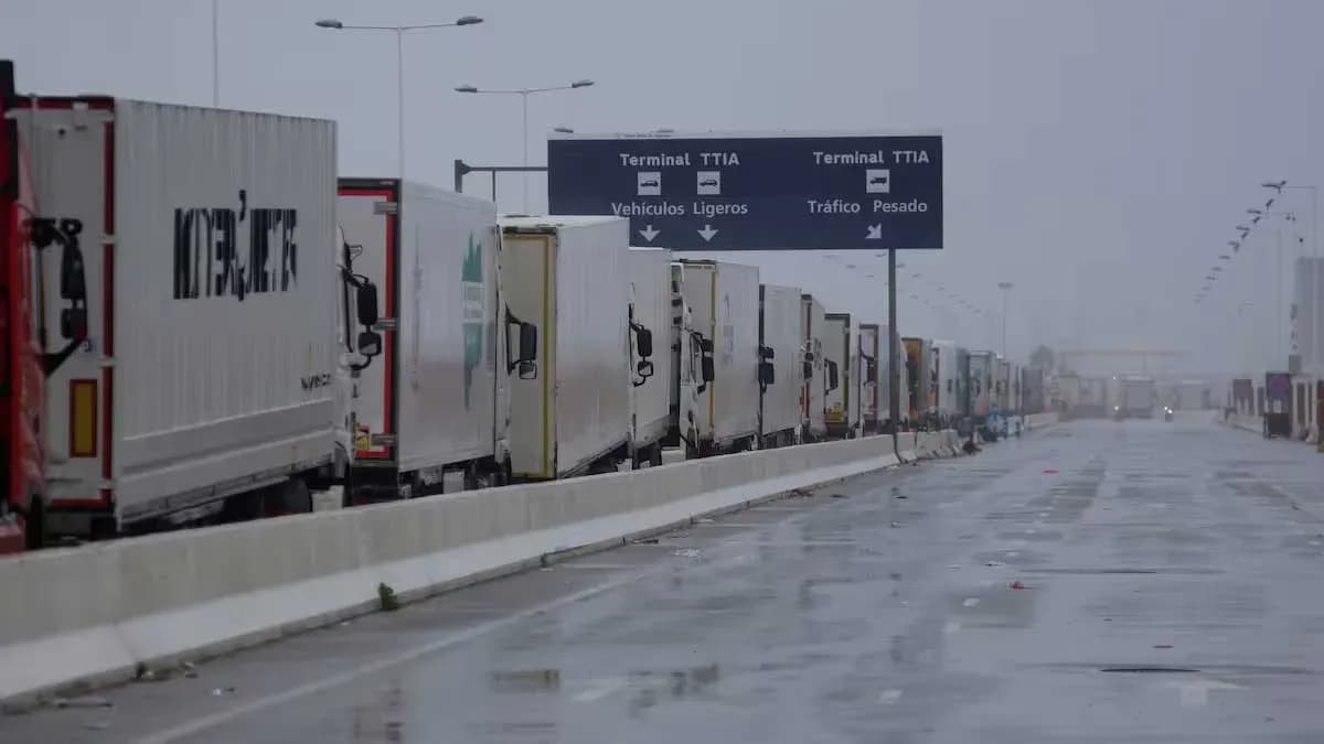 El Puerto de Algeciras recupera las conexiones con Ceuta y Tánger Med tras el paso de la borrasca Leonardo