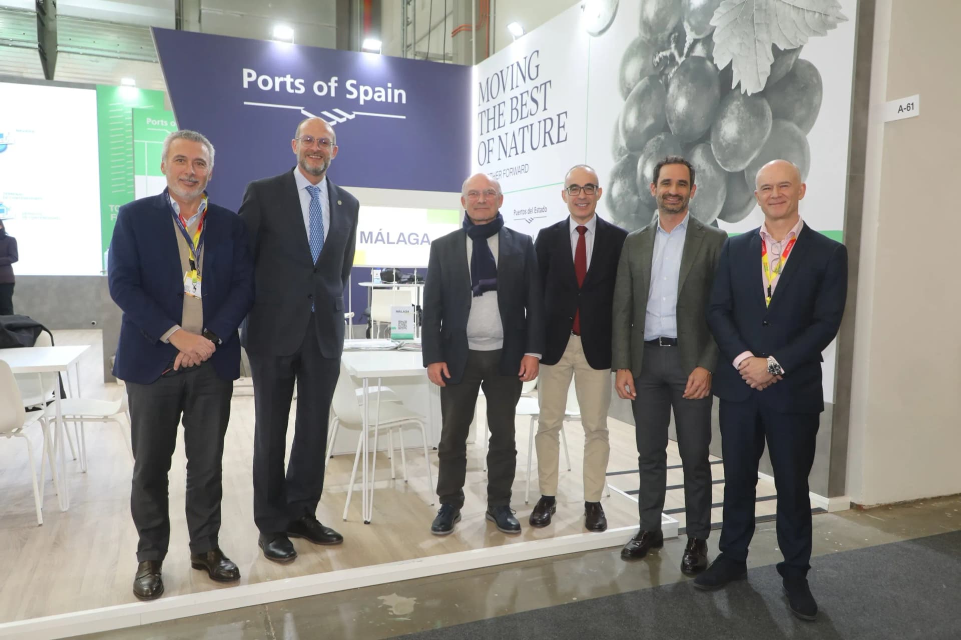 El Puerto de Málaga refuerza su papel como hub logístico de productos perecederos en Fruit Logística