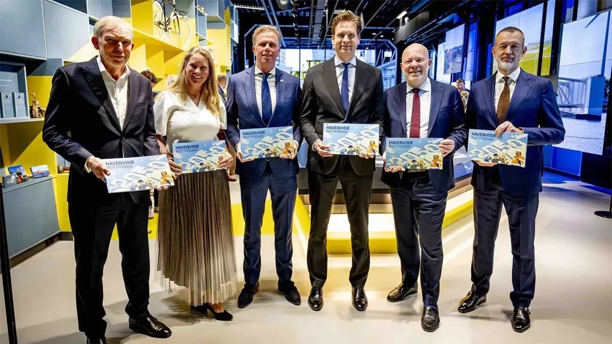 El Puerto de Róterdam presenta su Visión 2050 para convertirse en el puerto más competitivo y sostenible de Europa