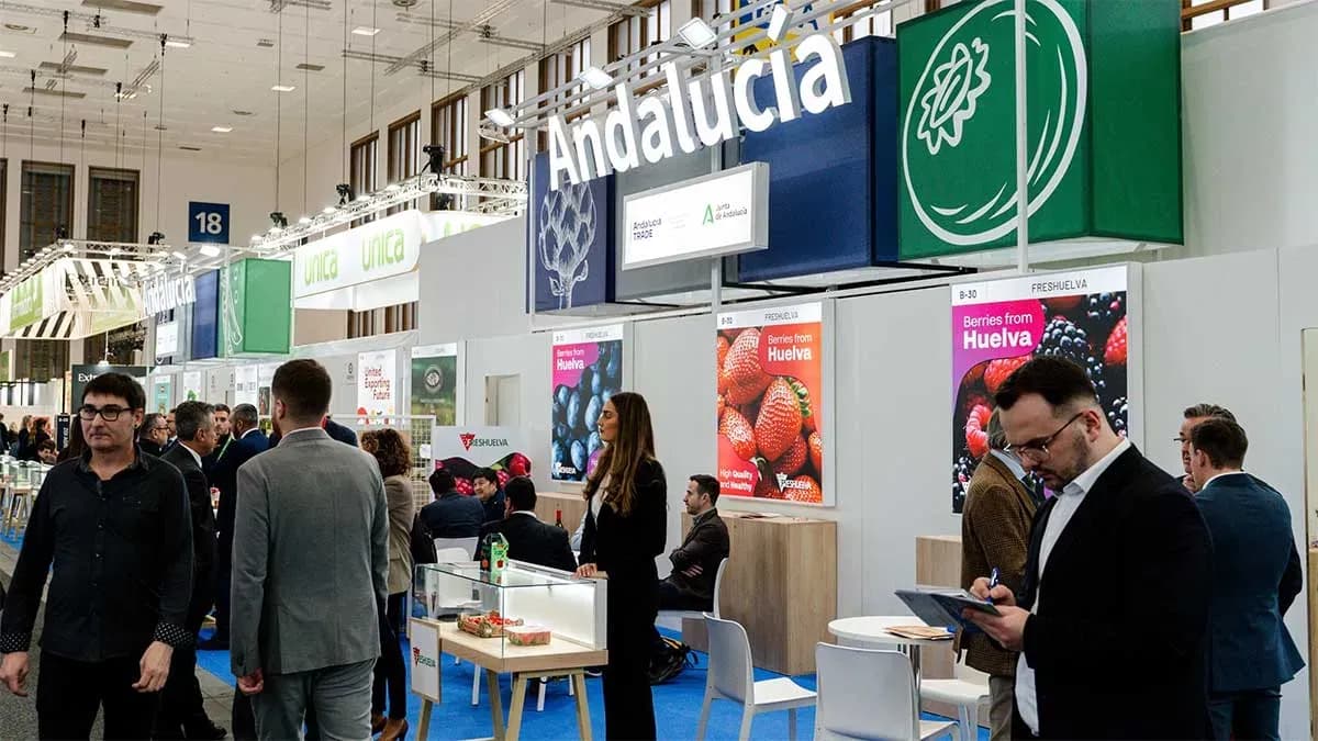Andalucía TRADE organiza la presencia de empresas andaluzas en Fruit Logistica 2026
