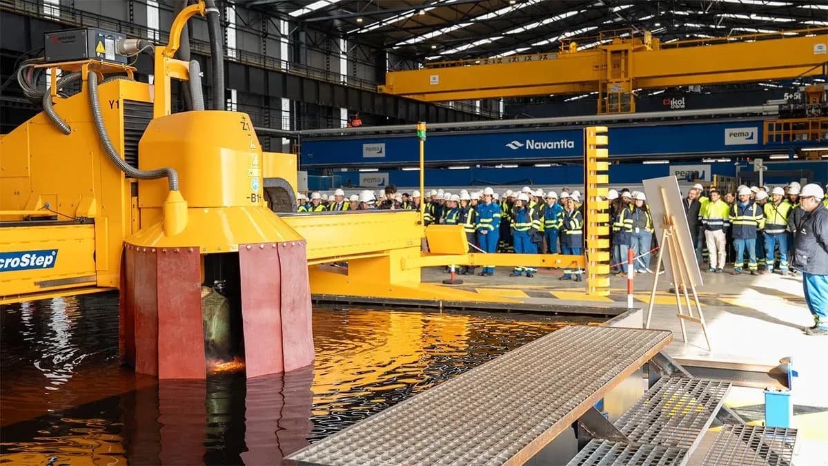 Navantia inicia en Puerto Real la construcción de los buques logísticos del programa FSS para la Royal Navy