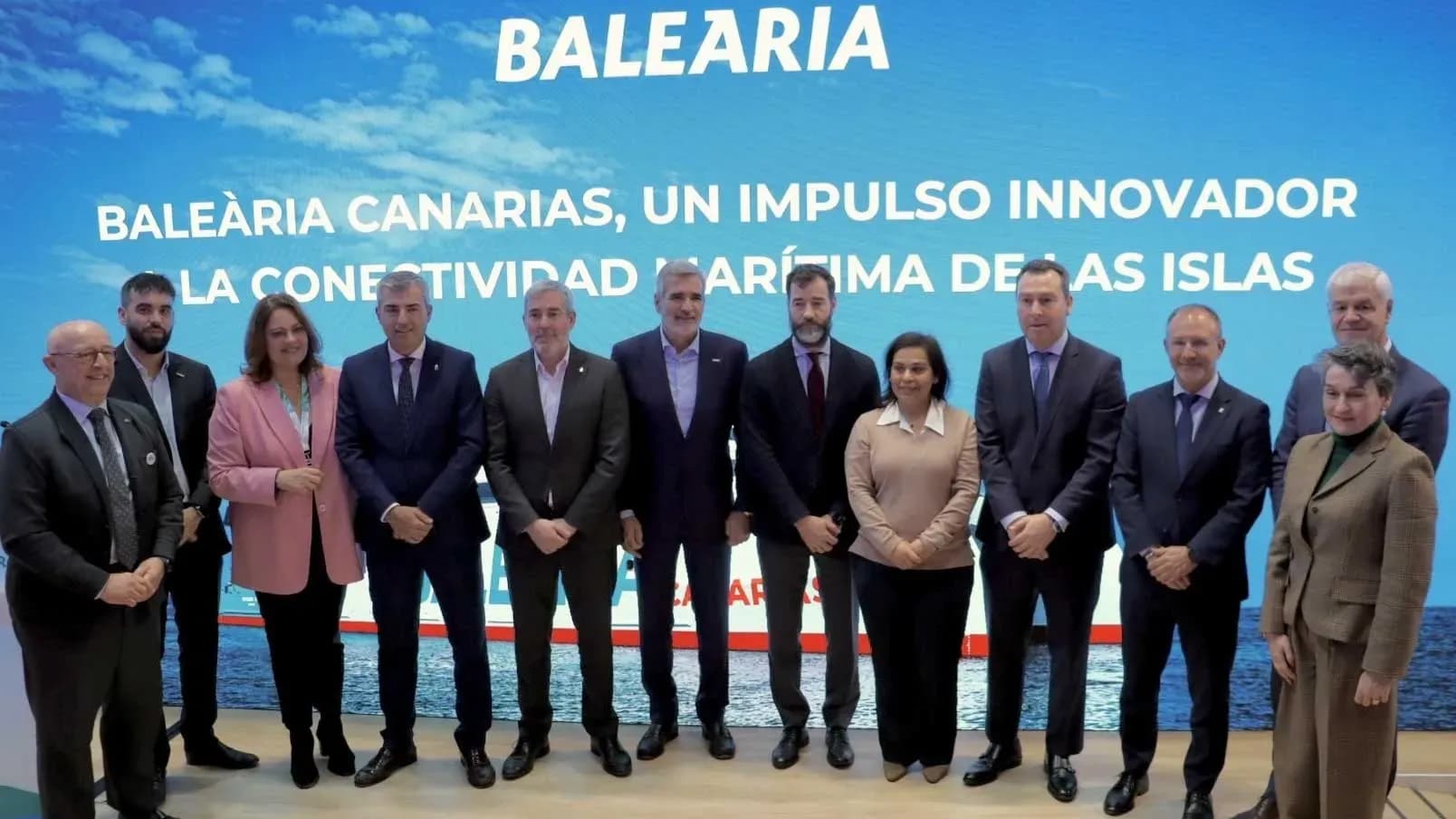 Baleària presenta en FITUR su estrategia para Canarias a la espera de la autorización de la CNMC para la compra de Armas Trasmediterránea
