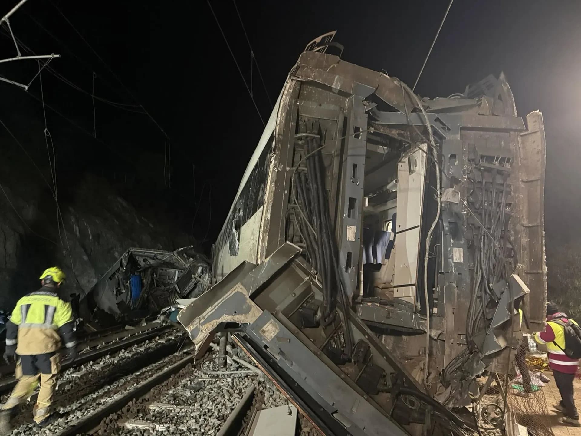 Suspendido el tráfico ferroviario desde Algeciras por el accidente de trenes en Adamuz