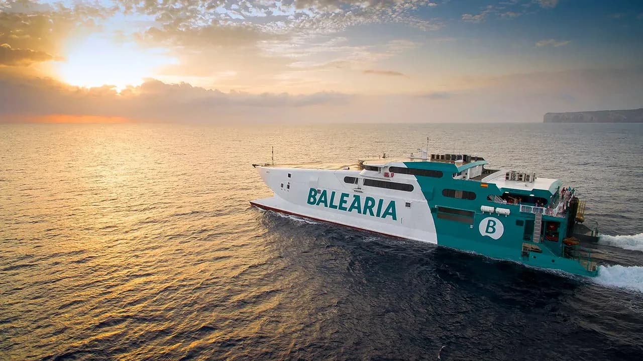 Una avería en el fast ferry Jaume I de Baleària suspende las operaciones en la línea Tarifa-Tánger Ciudad