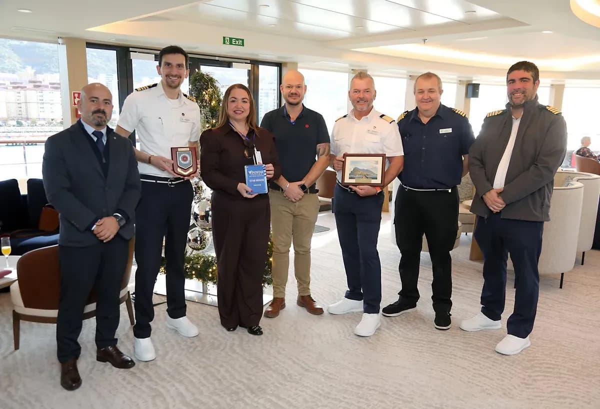 Gibraltar recibe al crucero de lujo Star Seeker en su primera escala