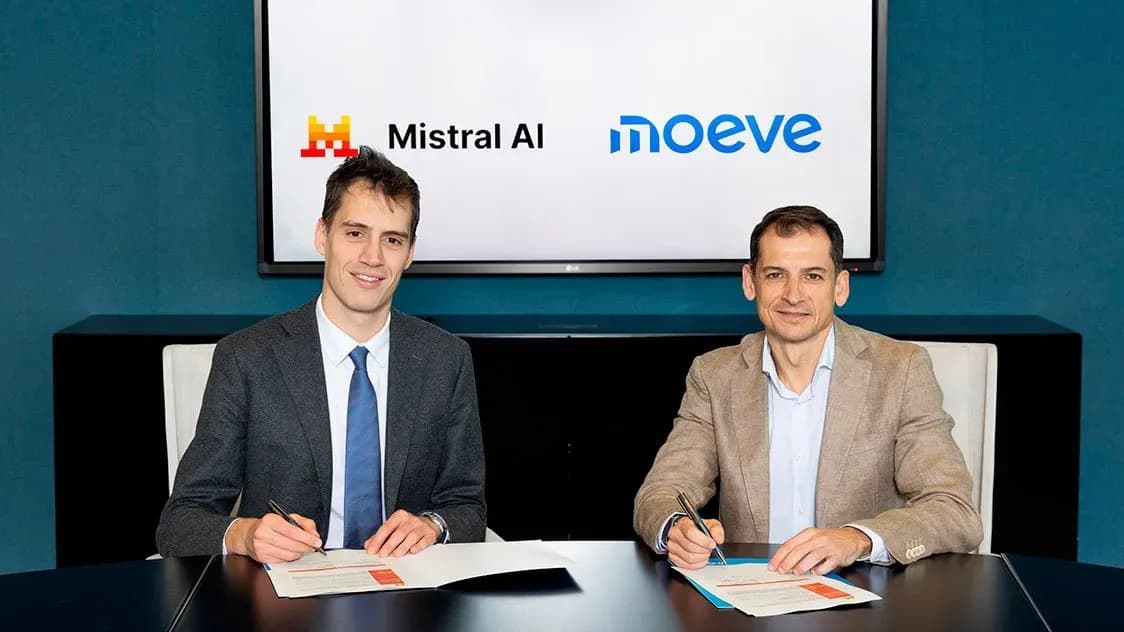 Moeve y Mistral AI colaborarán en el desarrollo de soluciones de inteligencia artificial para la industria energética