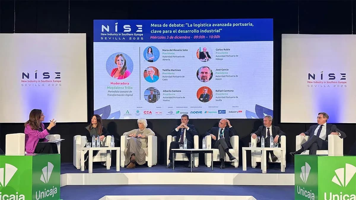La Autoridad Portuaria de Almería presenta en NISE Sevilla su aportación a la logística industrial y energética