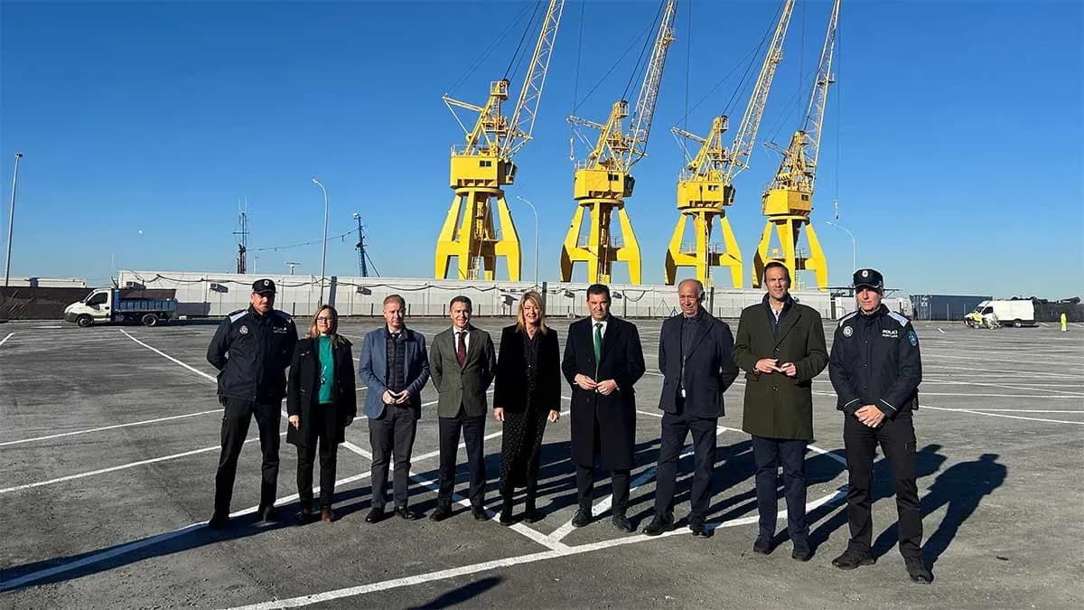El Puerto de Huelva habilita más de 300 plazas de aparcamiento gratuito junto al Muelle de la Compañía Rio Tinto