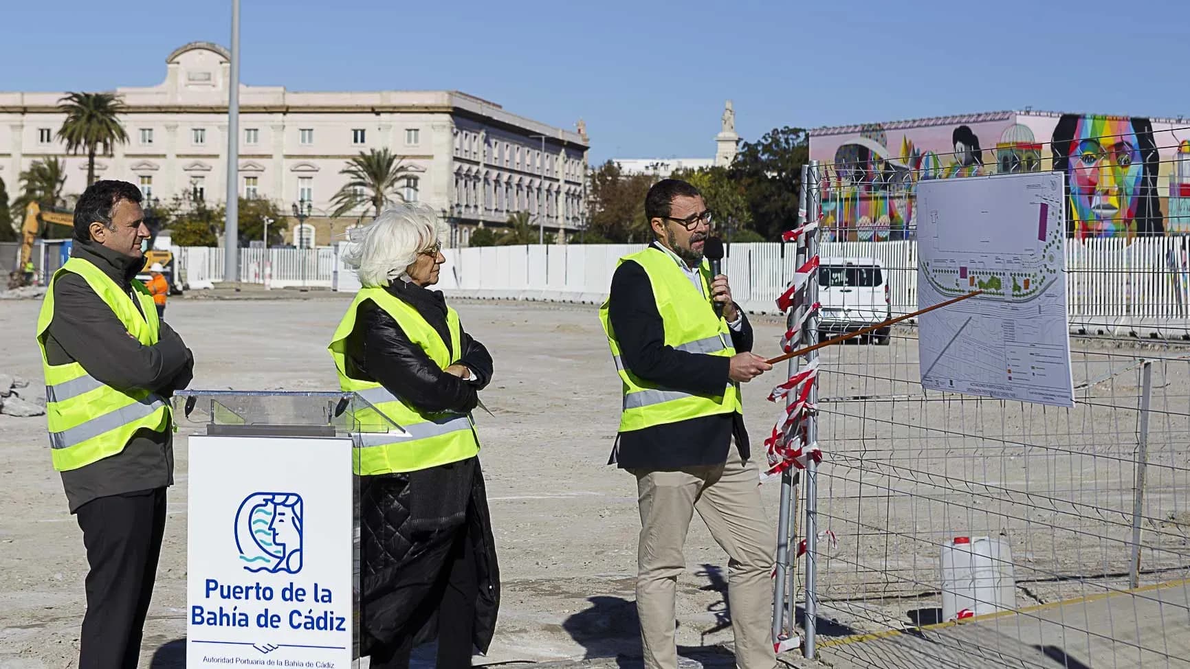 La Autoridad Portuaria de Cádiz y el Ayuntamiento inician las obras de ordenación del Muelle Ciudad