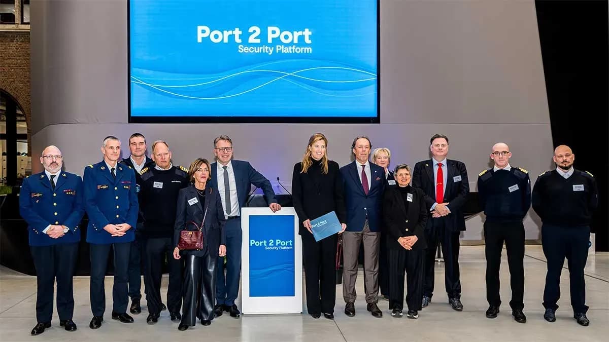Los puertos marítimos y fluviales de Bélgica unifican su estrategia de seguridad con la plataforma Port 2 Port