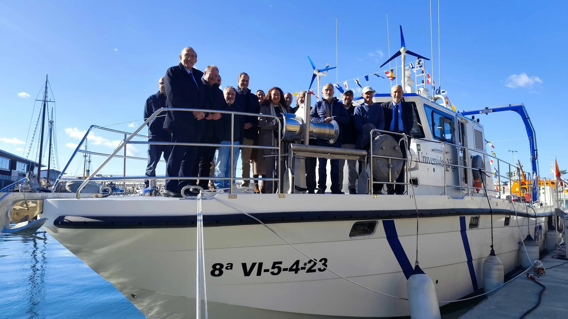 El nuevo buque oceanográfico del CIM UVigo entra en fase final antes de su puesta en marcha en 2026