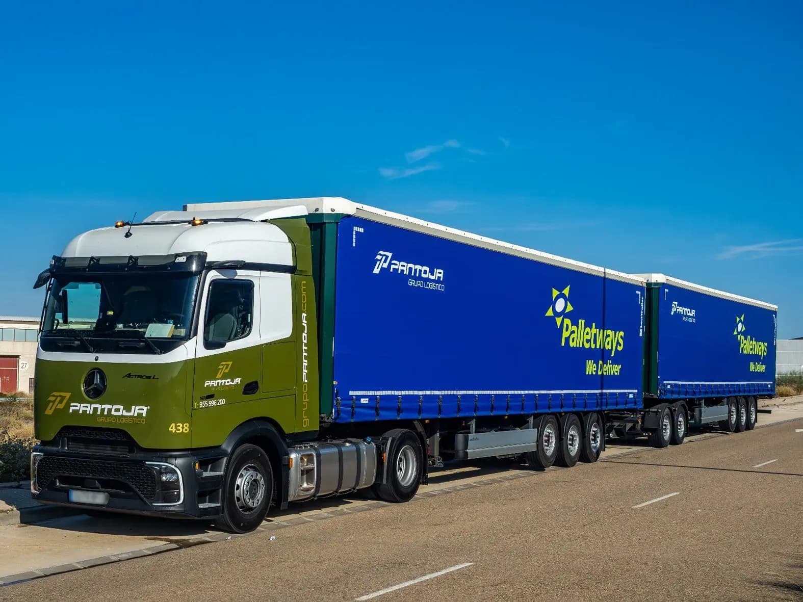 Pantoja Grupo Logístico incorpora su primer duotráiler para mejorar la eficiencia y reducir emisiones