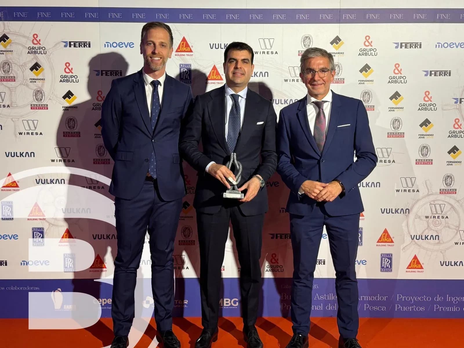 Boluda Maritime Terminals Santander recibe el Premio FINE 2025 por su labor en el ámbito portuario