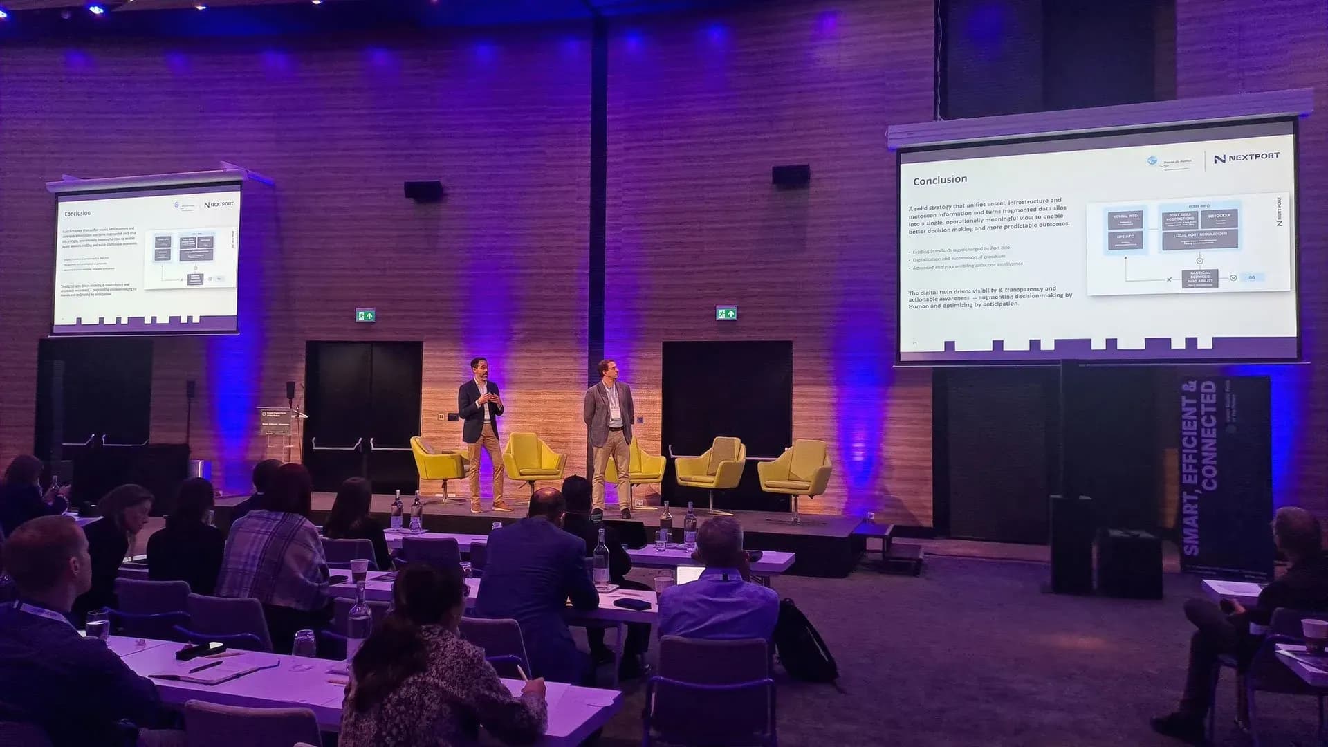 NextPort presenta en Ámsterdam su modelo de gemelo digital portuario con la experiencia del Puerto de Huelva como referencia