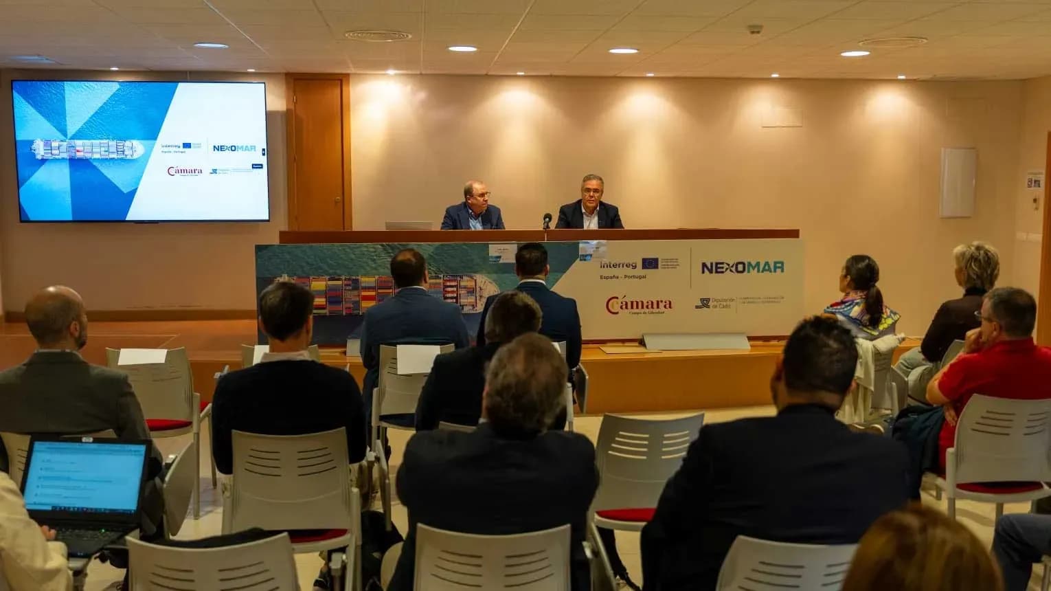 Empresarios analizan en Jerez los retos logísticos en un entorno digital en el marco del proyecto Nexomar