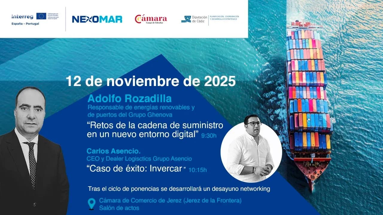 La Cámara de Comercio del Campo de Gibraltar aborda en Jerez la transformación digital del sector logístico