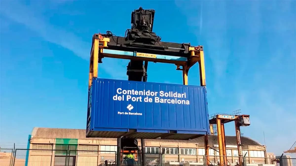 El Contenedor Solidario celebra su 20º aniversario movilizando a la Comunidad Portuaria de Barcelona