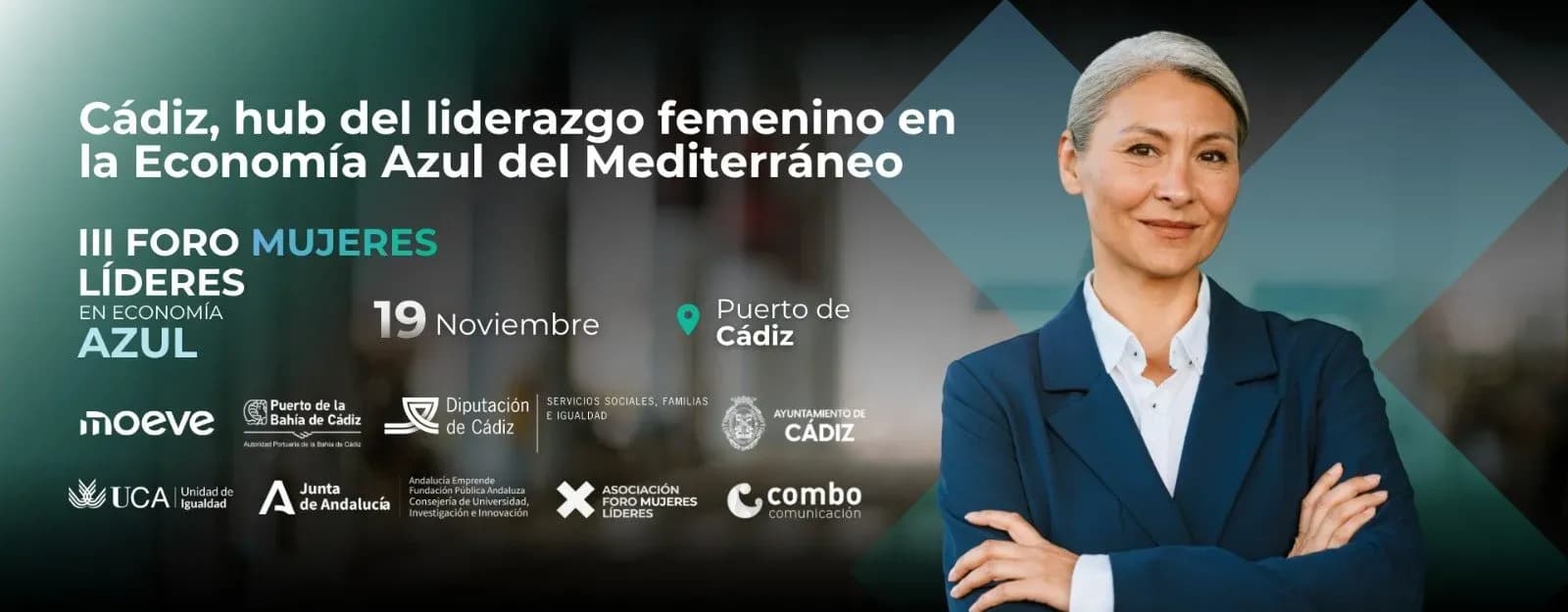 Cádiz acogerá el III Foro de Mujeres Líderes en Economía Azul el próximo 19 de noviembre
