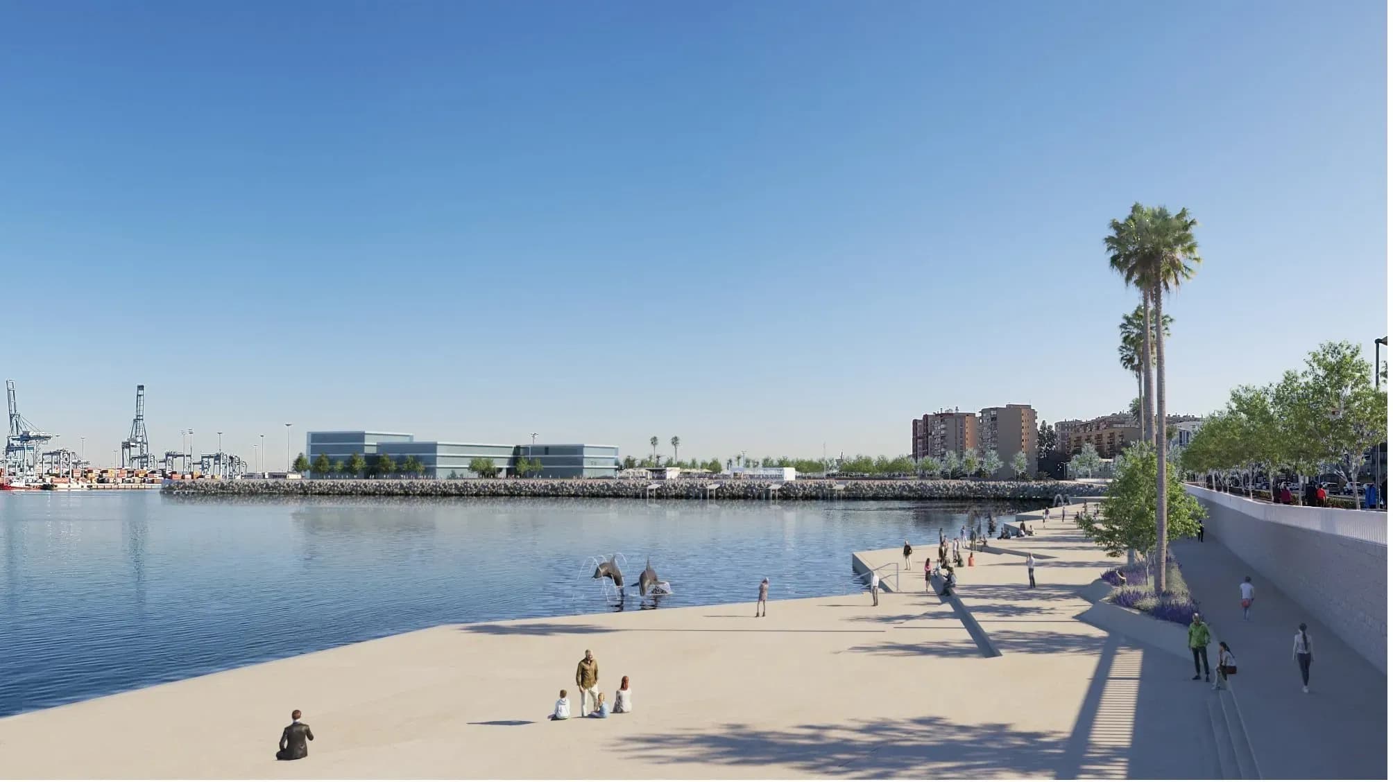 Ecologistas aseguran que el proyecto “Lago Marítimo” de Algeciras prioriza obras paisajísticas sin resolver la contaminación en el litoral