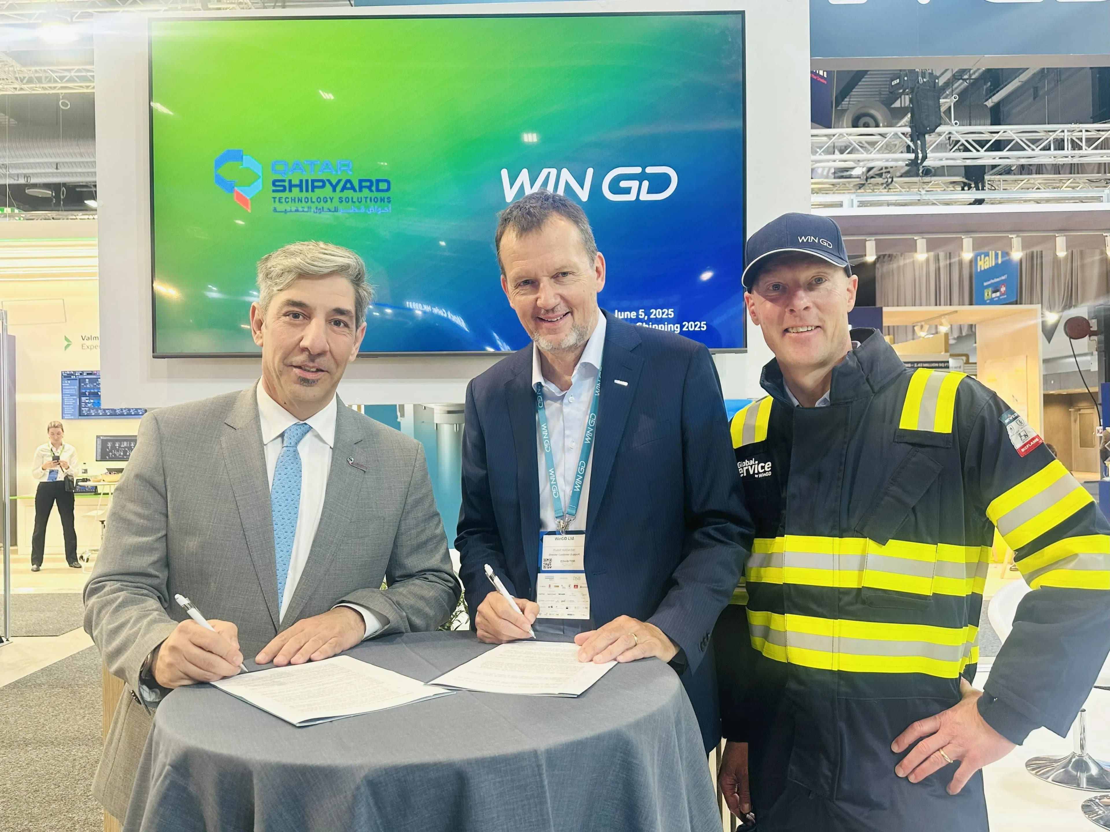 WinGD y Qatar Shipyard refuerzan el soporte técnico de motores en Oriente Medio