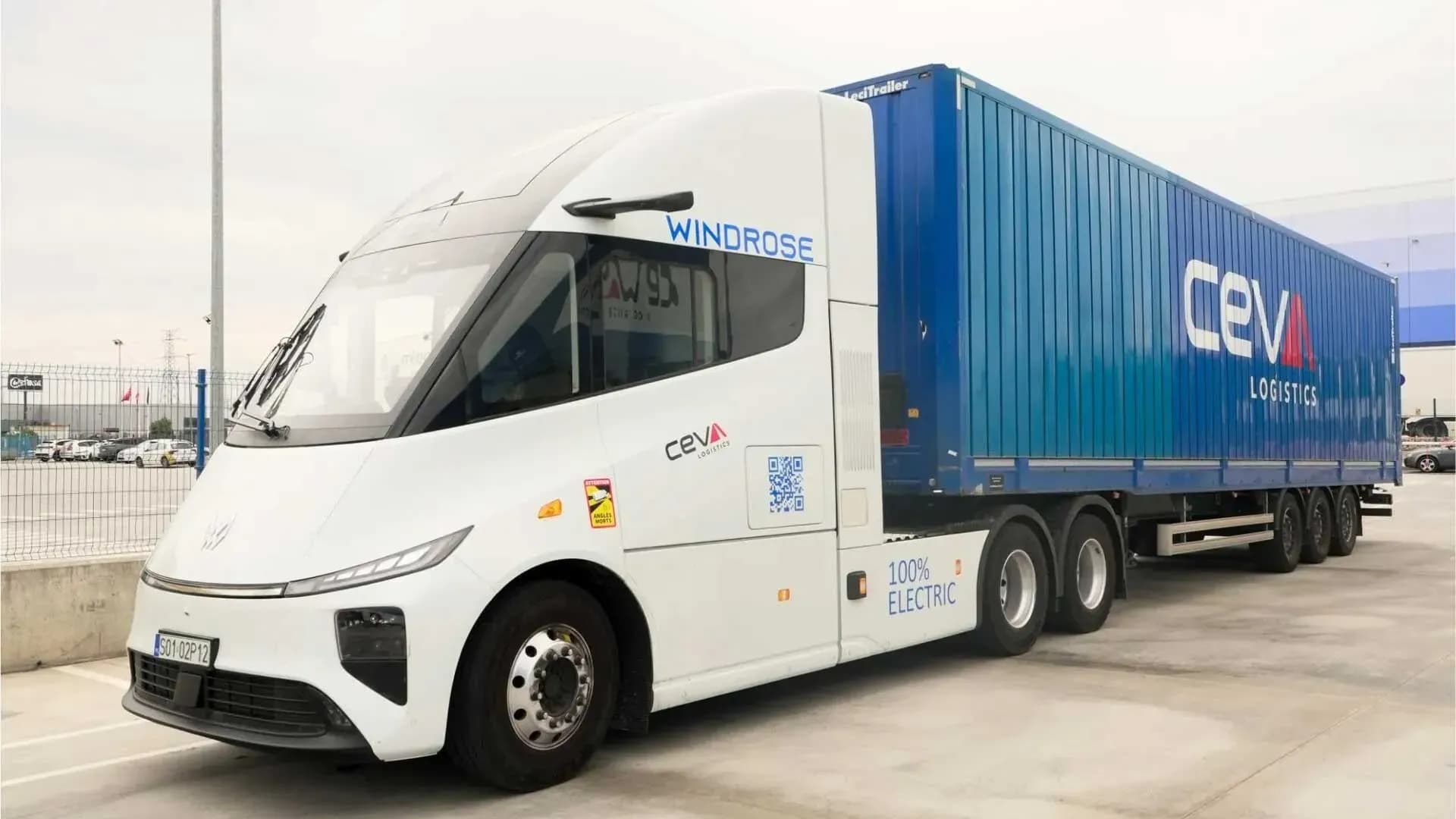 CEVA Logistics completa con éxito la primera prueba de un camión 100% eléctrico en la ruta Algeciras-Madrid