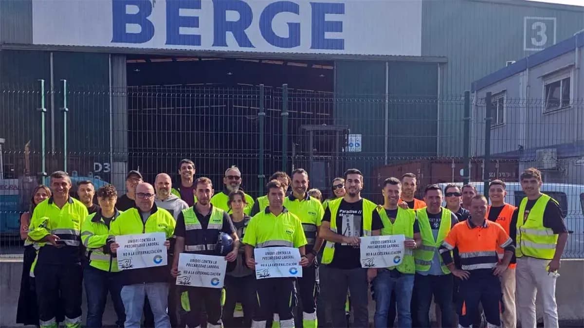 Amplio seguimiento en la primera jornada de huelga en Bergé Marítima