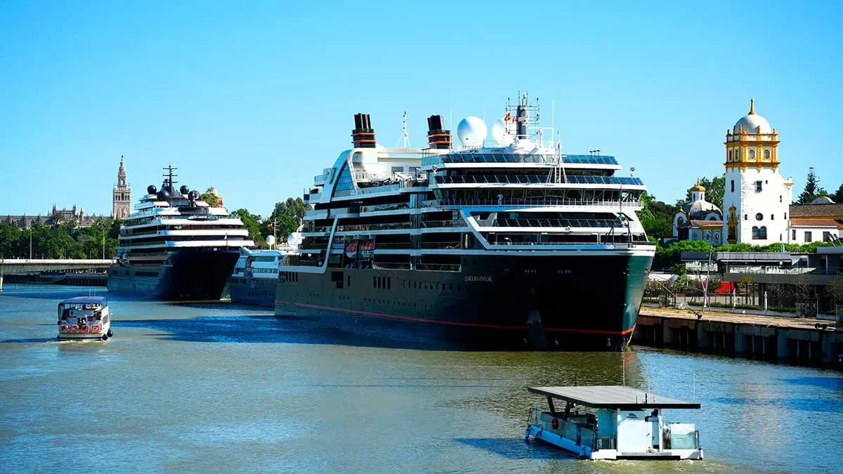 El Puerto de Sevilla prevé 16 escalas de cruceros hasta noviembre y refuerza su posicionamiento en el segmento de lujo