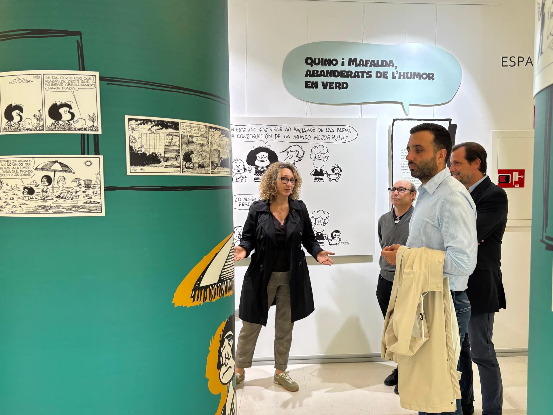 Valenciaport lleva a Sagunto la exposición ‘Consciència en verd’ sobre medioambiente y humor gráfico