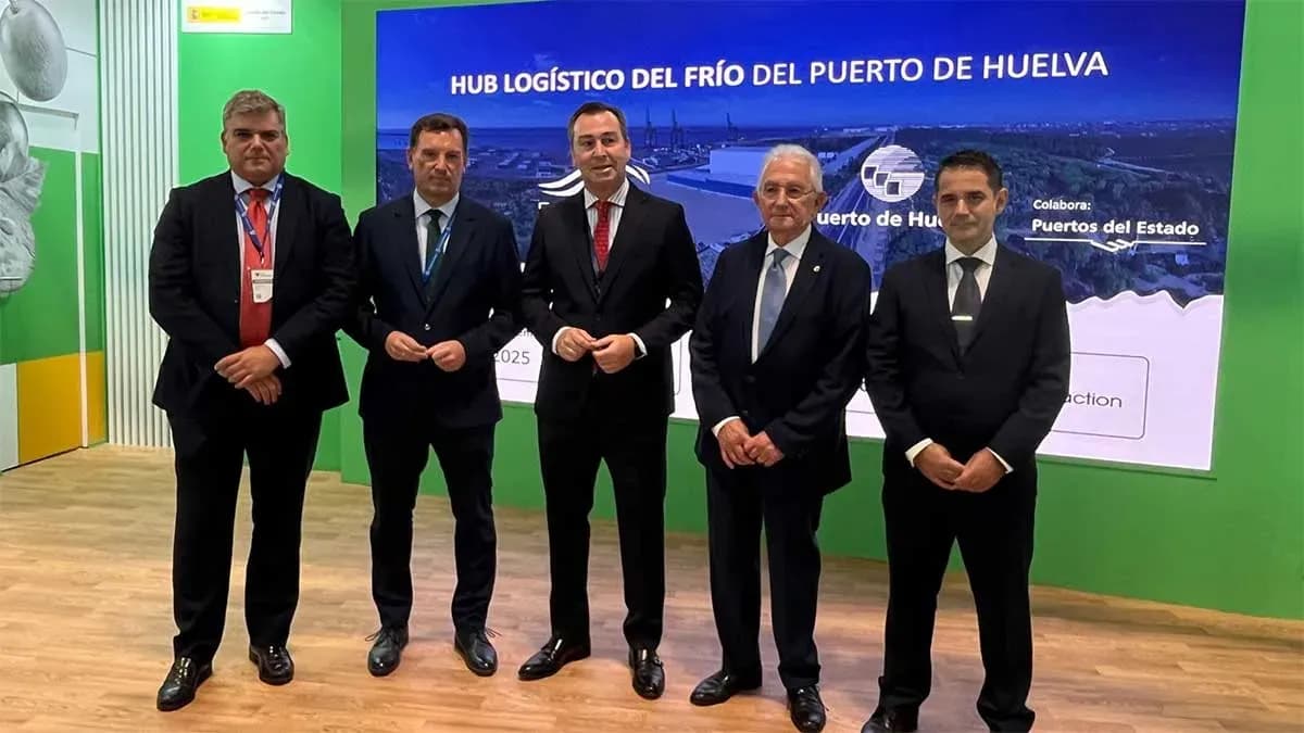 El Puerto de Huelva y Friportsur presentan el Hub Logístico del Frío en Fruit Attraction