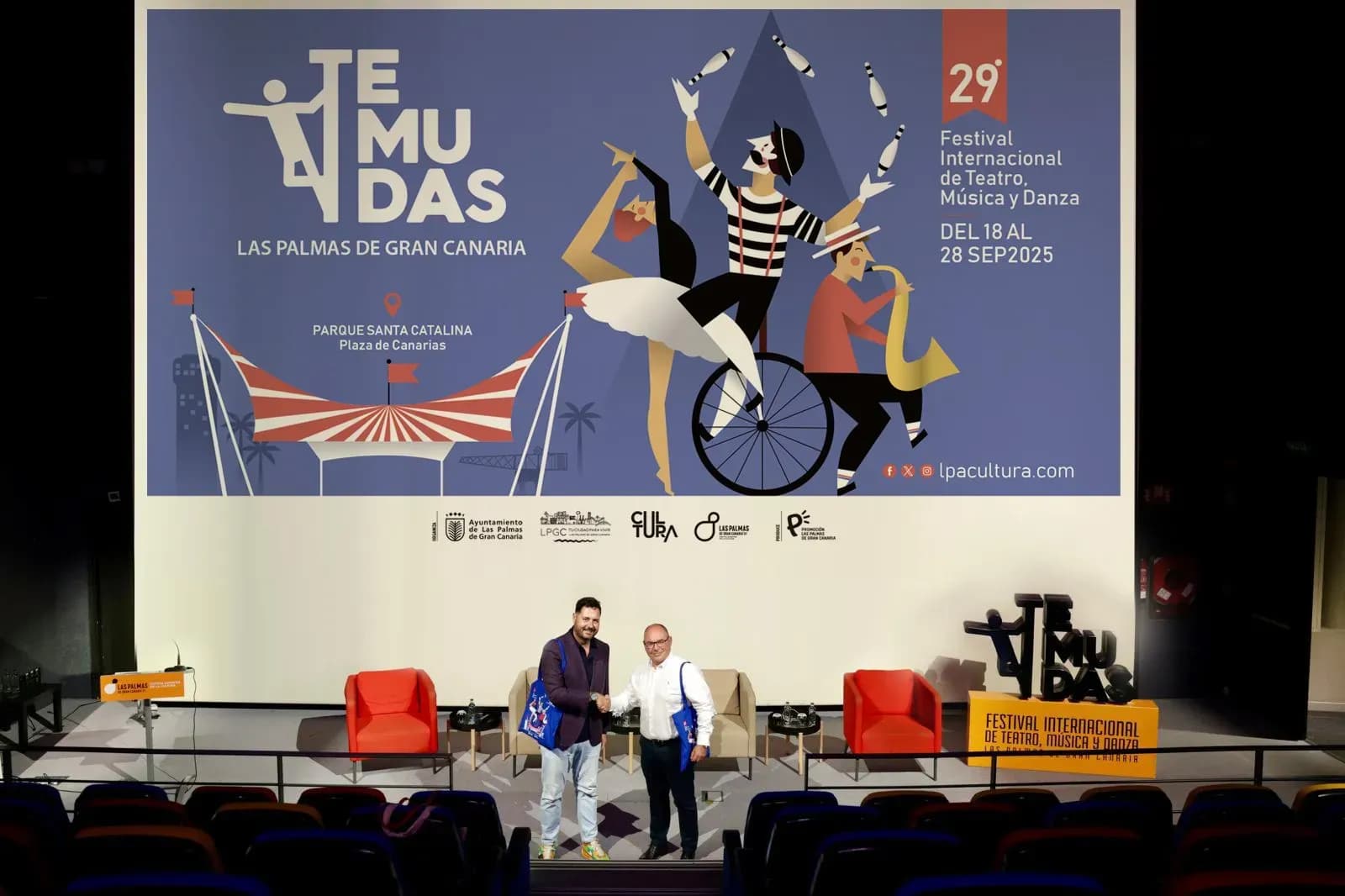 Armas Trasmediterránea renueva su colaboración con el Festival TEMUDAS de Las Palmas de Gran Canaria