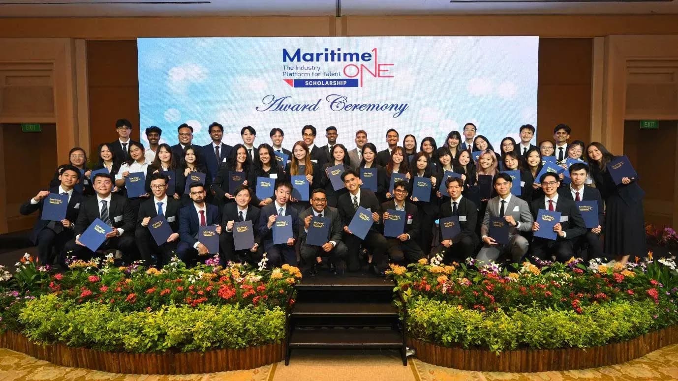 La Singapore Maritime Foundation entrega nuevas becas con apoyo de 39 organizaciones del sector