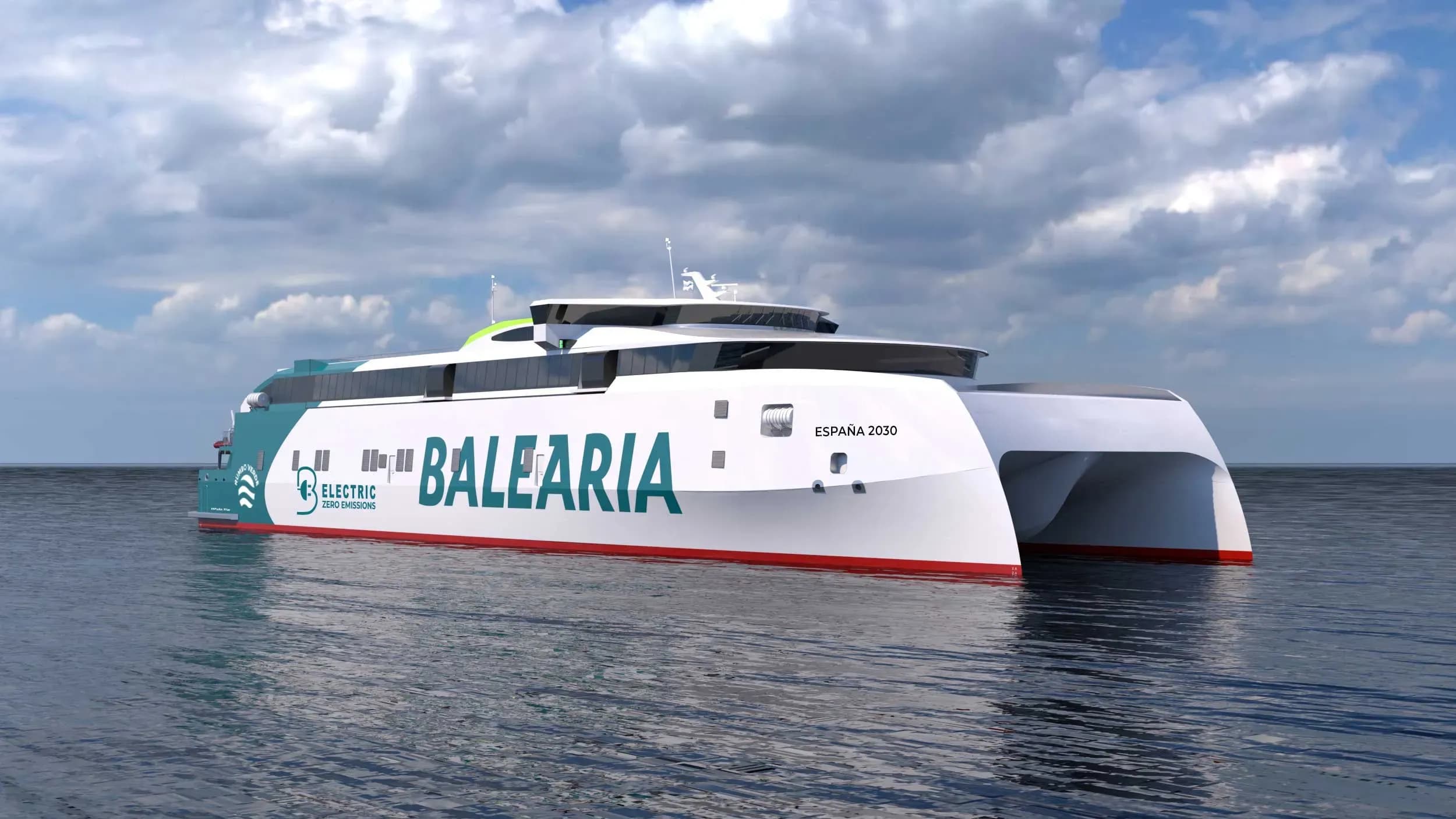 Baleària commence la construction des deux fast ferries 100 % électriques pour la route Tarifa–Tanger