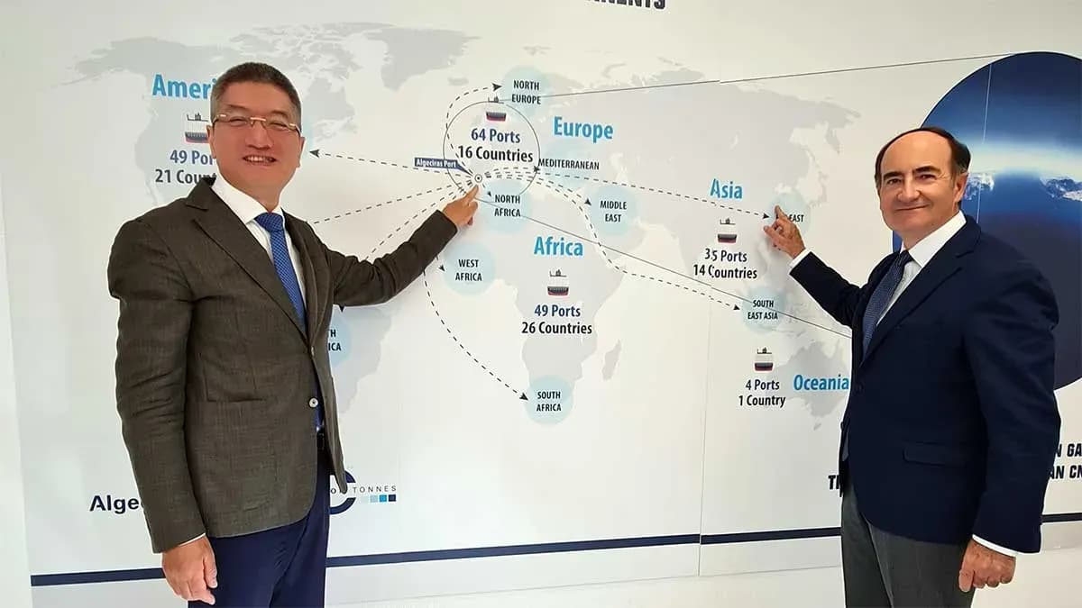 El Puerto de Algeciras recibe la visita de una delegación de la Embajada de la República Popular China en España