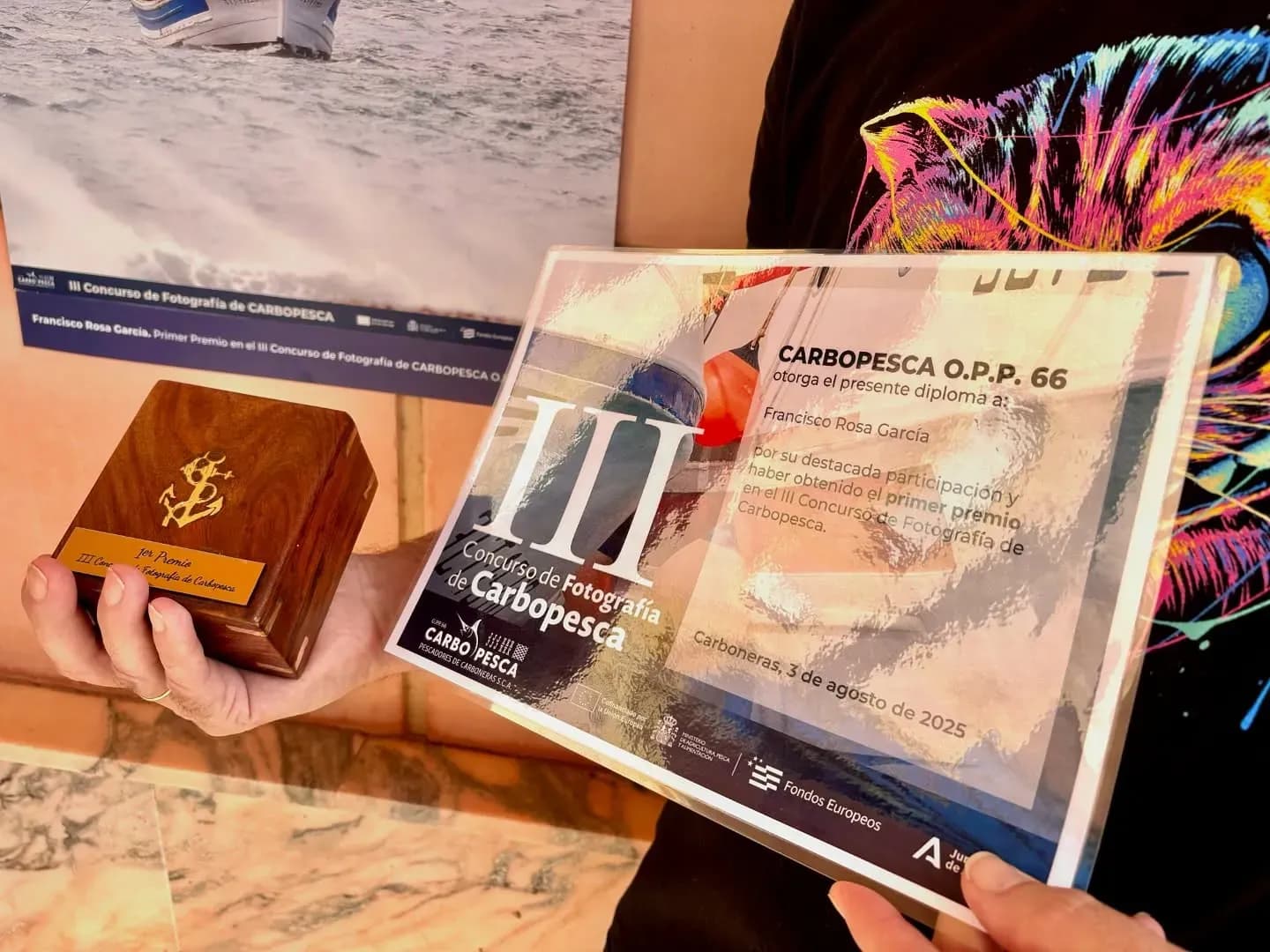 Carboneras acoge la exposición de finalistas del III Concurso de Fotografía de Carbopesca