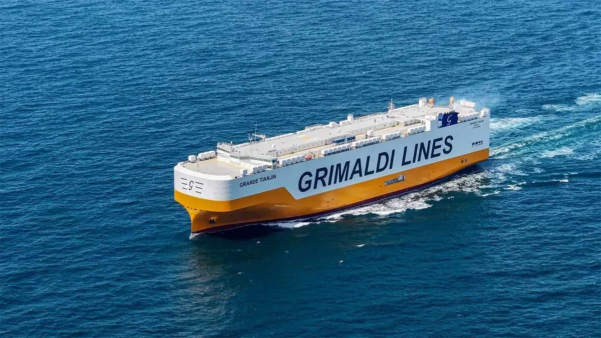 Grimaldi incorpora su segundo car carrier preparado para operar con amoníaco