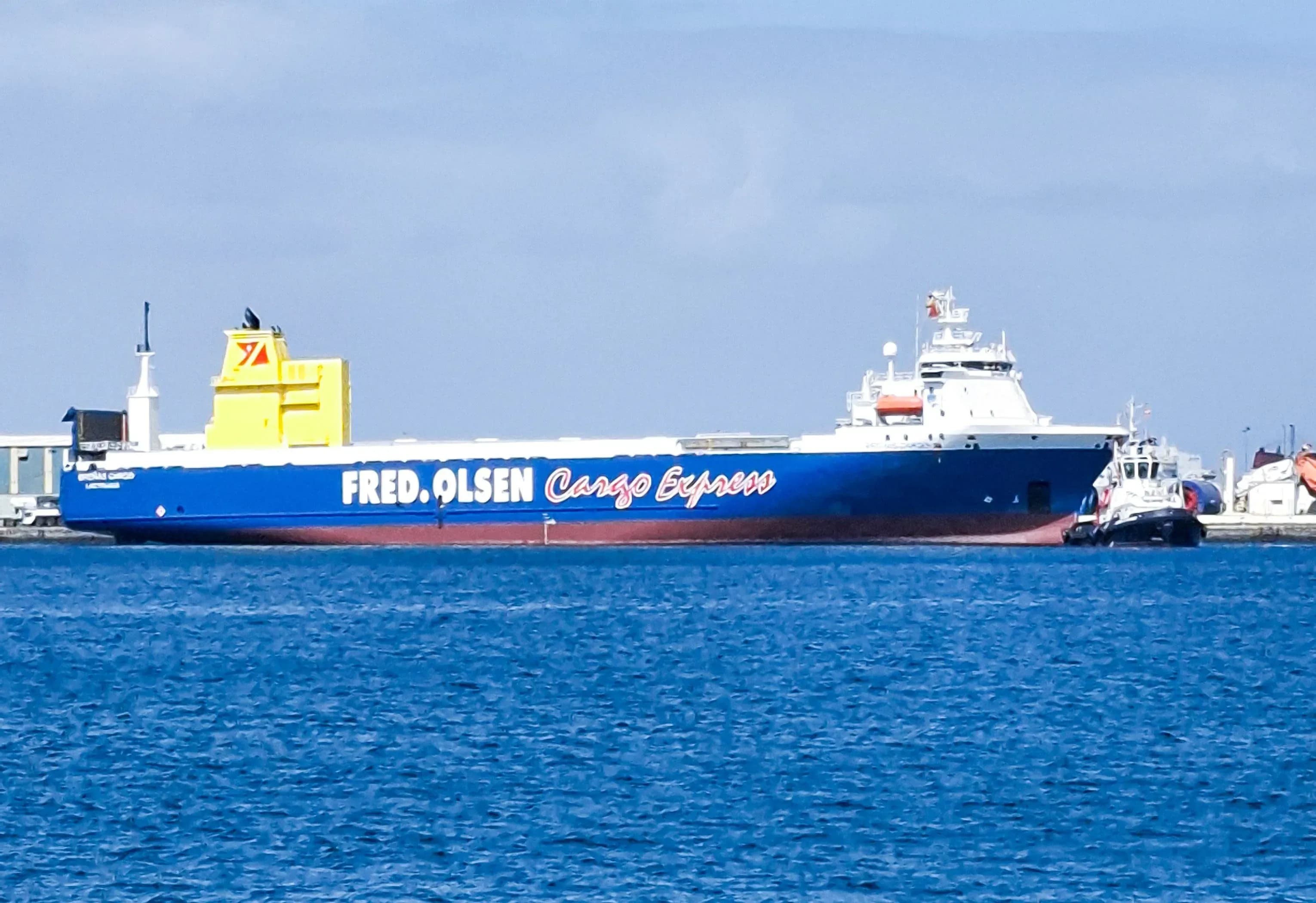 Fred. Olsen Express inicia nueva ruta logística entre Tenerife y La Palma con el buque ‘Breñas Cargo’