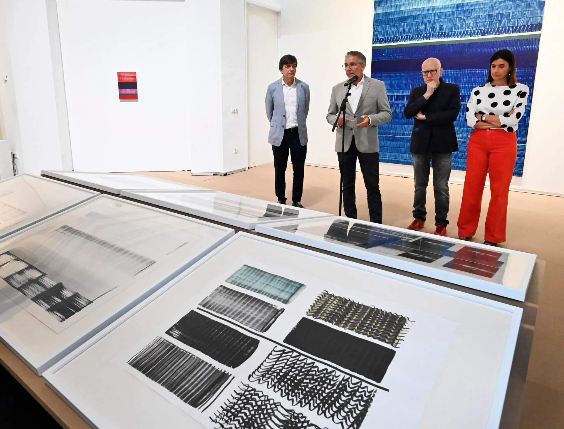 Juan Uslé inaugura en el Palacete del Embarcadero la exposición ‘Breathing Bay’