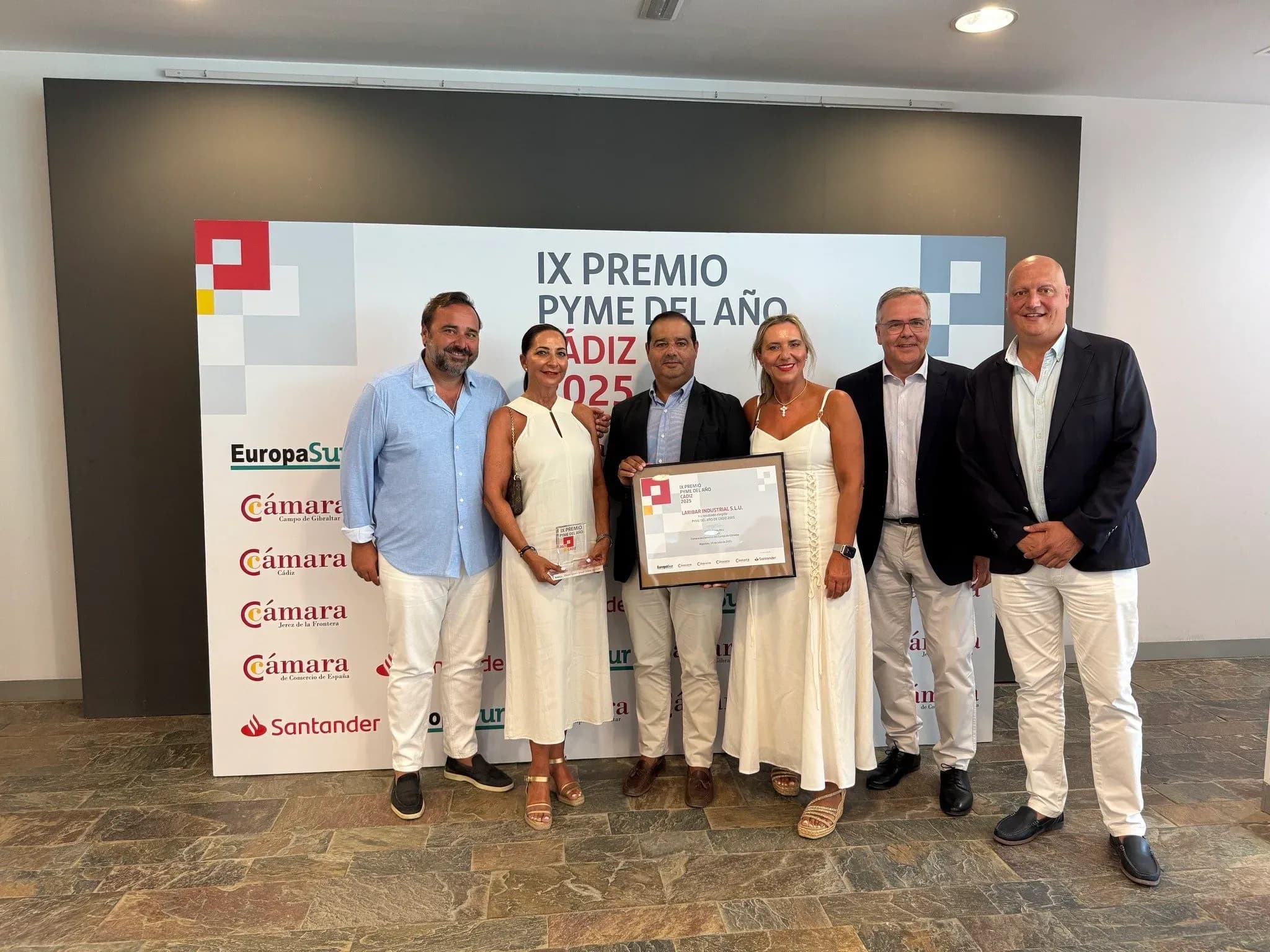 Laribar Industrial, reconocida como Pyme del Año 2025 en la provincia de Cádiz