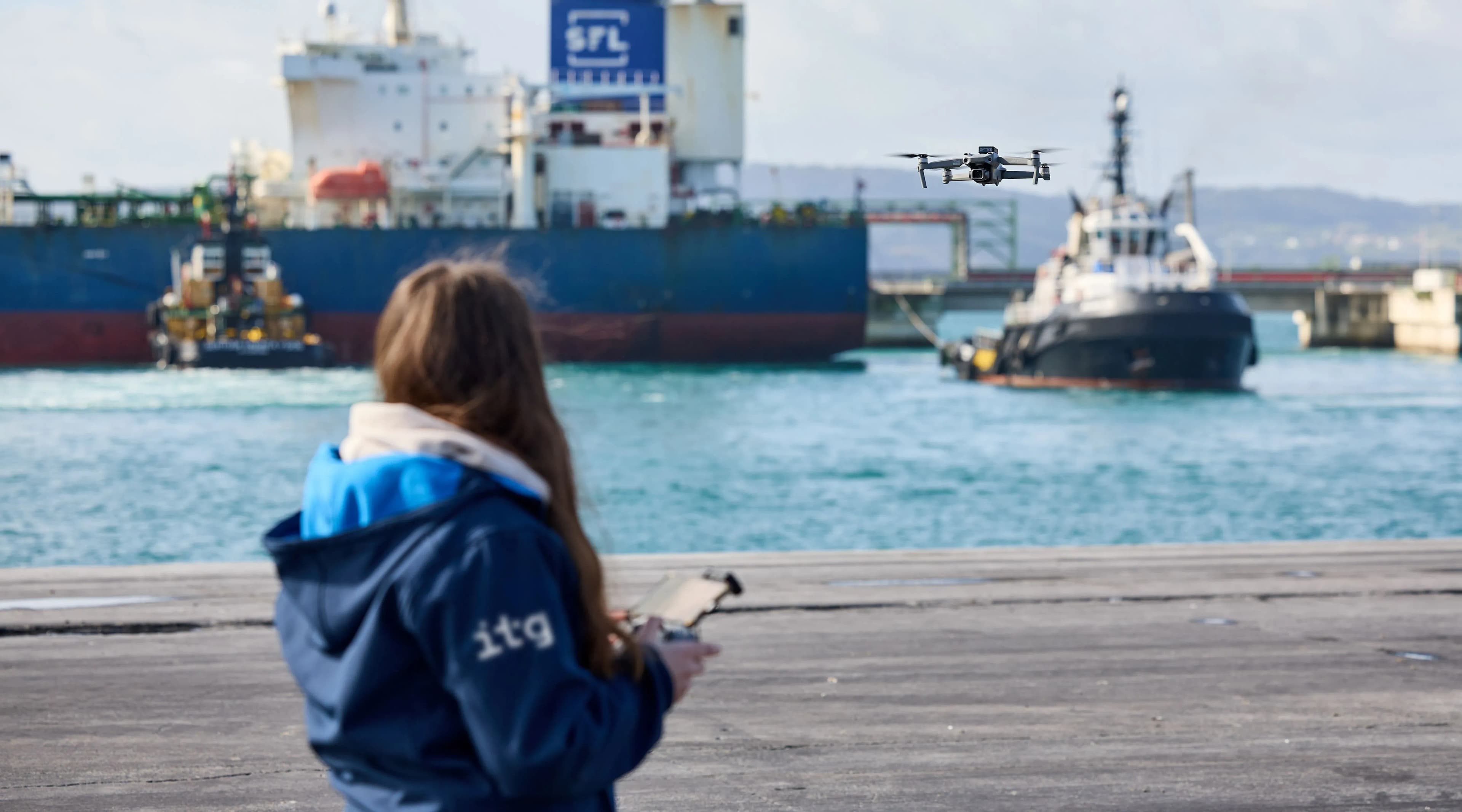 Puertos del Estado elaborará una Guía para el uso seguro de drones en el entorno portuario