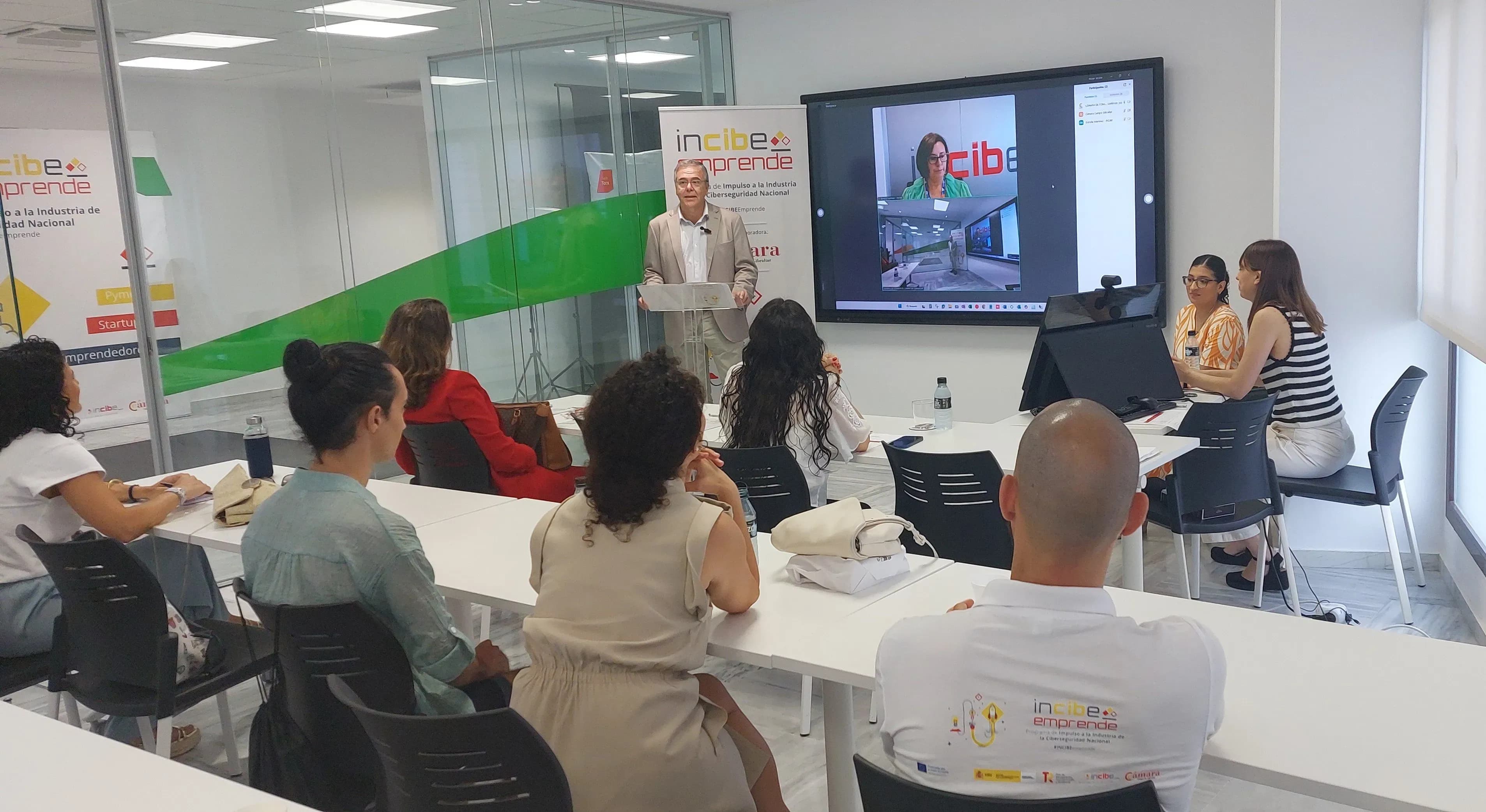 La Cámara de Comercio del Campo de Gibraltar y el INCIBE cierran la segunda edición del programa CiberImpulso con el Demo Day