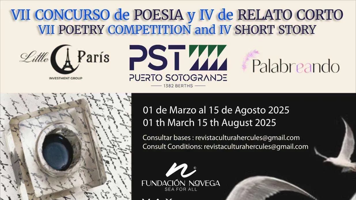 Puerto Sotogrande convoca una nueva edición de sus certámenes de poesía y relato breve