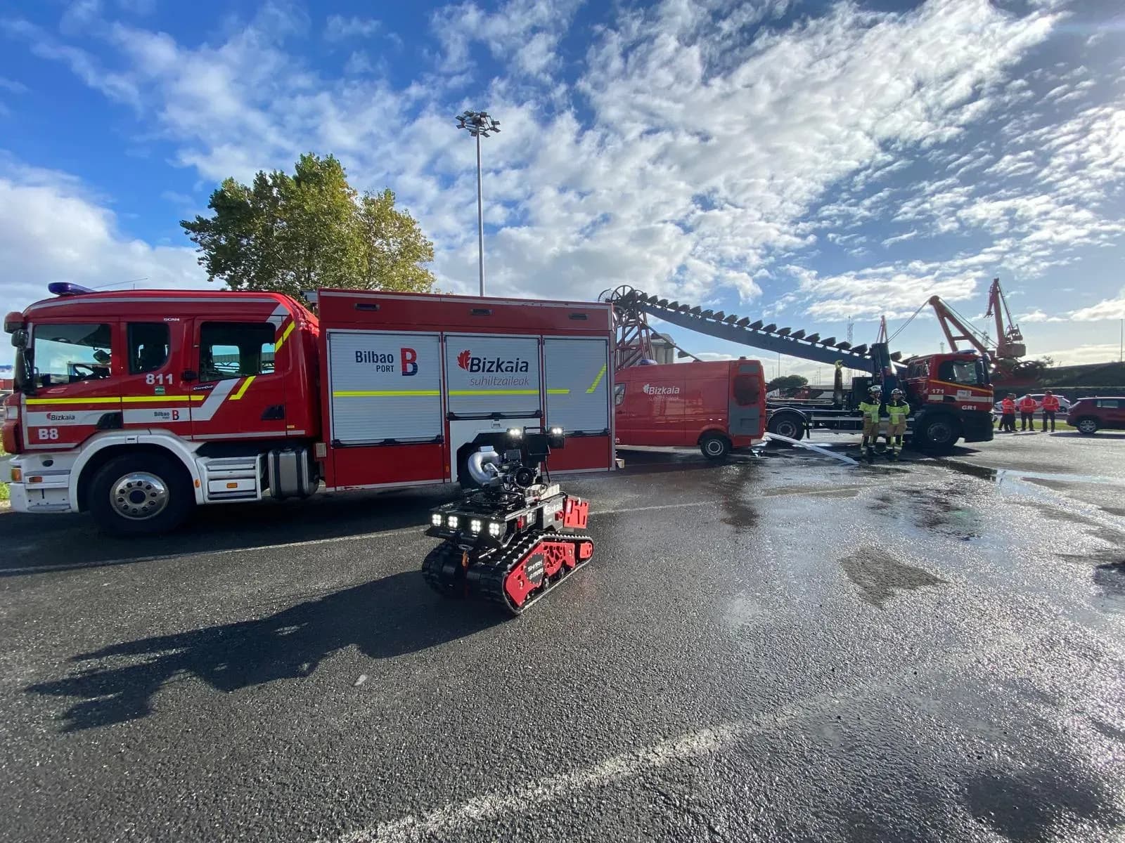 La Diputación Foral de Vizcaya y el Puerto de Bilbao renuevan su acuerdo de colaboración en emergencias