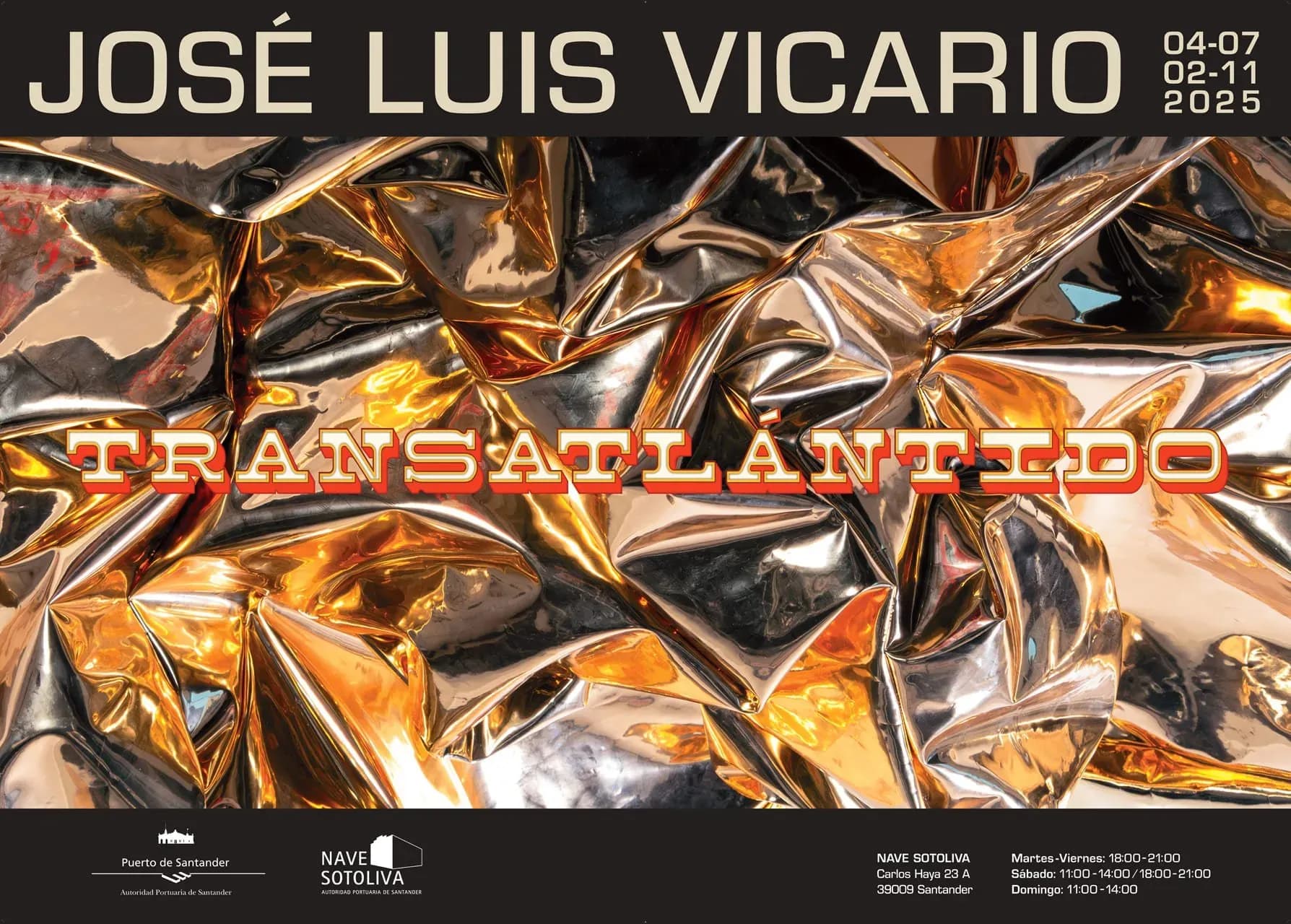 El Puerto de Santander inaugura la exposición “Transatlántido” de José Luis Vicario