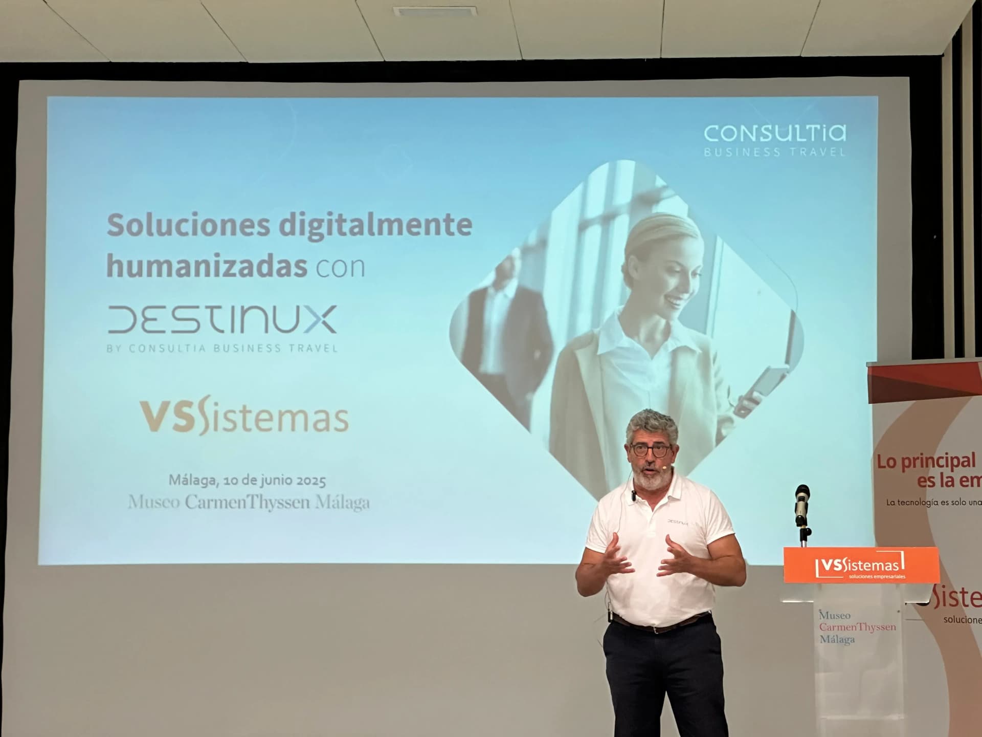 Consultia Business Travel presenta en Málaga su plataforma Destinux como herramienta clave para la eficiencia financiera empresarial