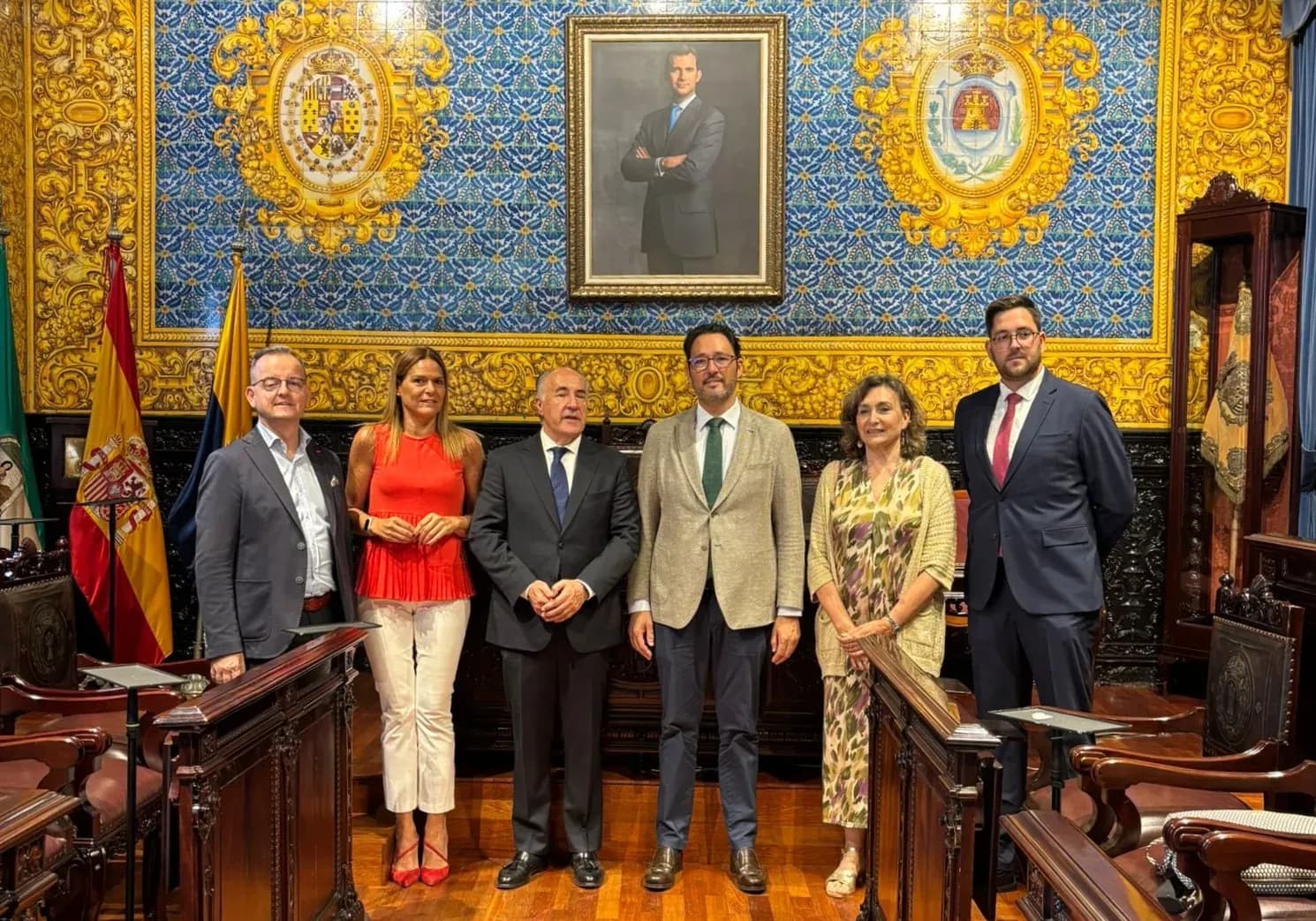 José Andrés Santos inicia su agenda institucional como presidente de la CEC con una visita al Campo de Gibraltar