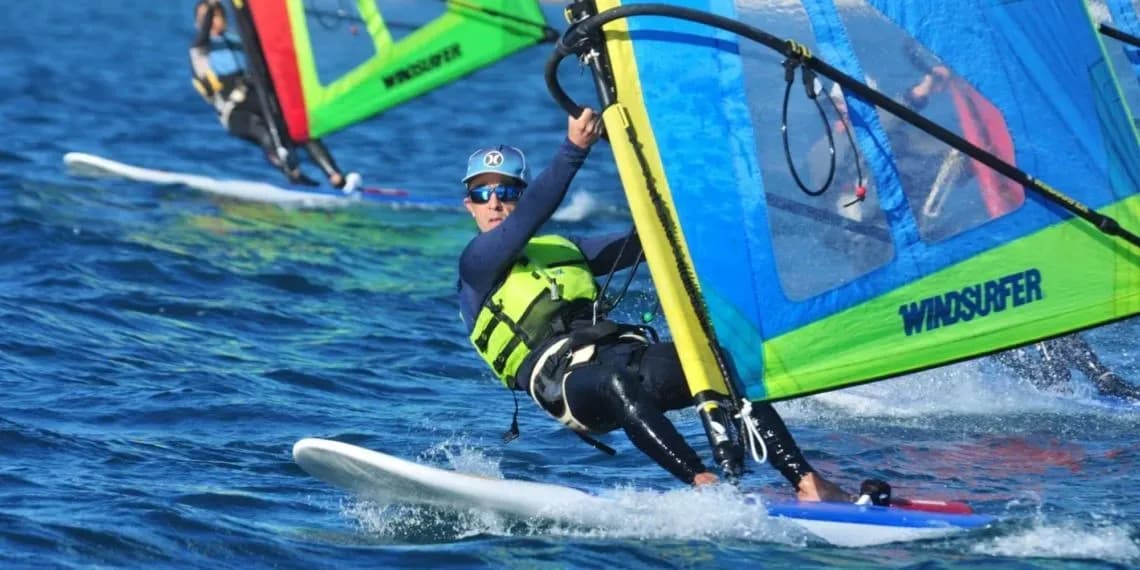 Nacho Pérez Lago se ha adjudicado la Copa de Andalucía de Windsurfer en Punta Umbría