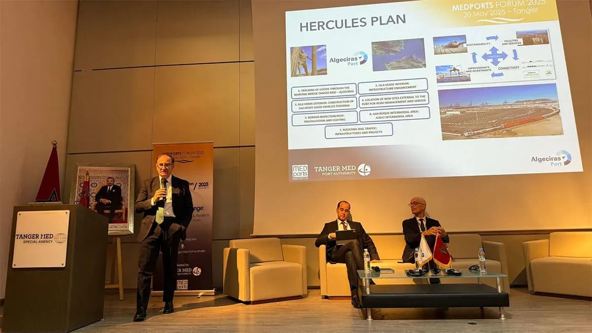 MedPorts Forum 2025 aborda en Tánger la resiliencia operativa del sistema portuario mediterráneo