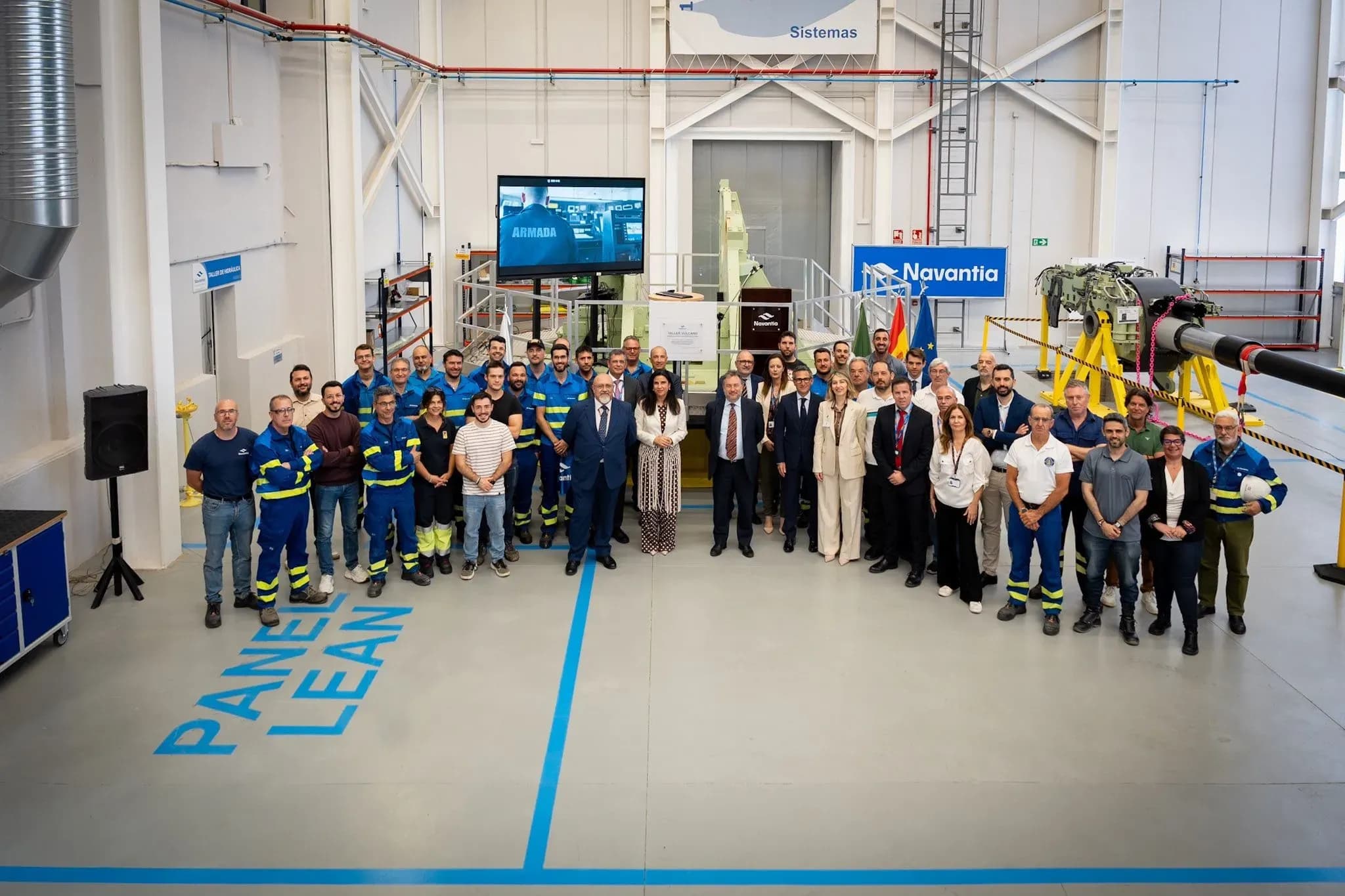 Navantia Sistemas inaugura en San Fernando un nuevo taller