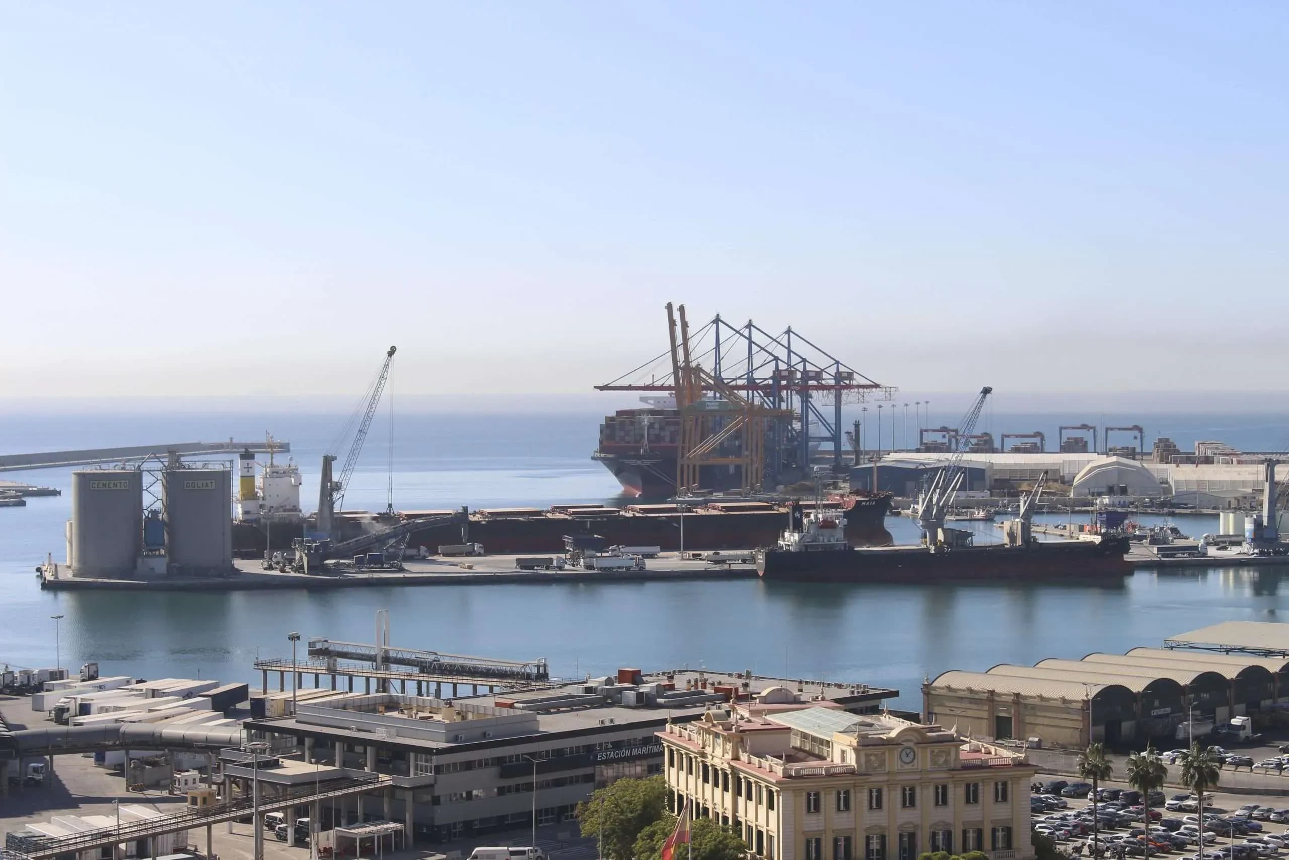 El BEI concede un préstamo de 50 millones de euros para la ampliación y electrificación del Puerto de Málaga