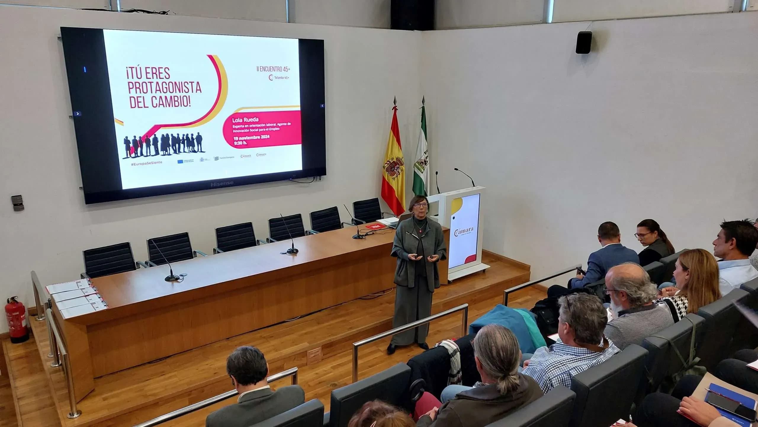 La Cámara de Comercio del Campo de Gibraltar organiza su III Encuentro 45+ con Fernando Romay como invitado principal